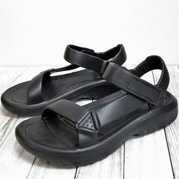 New Black Comfy Waterproof Sports Rubber Sandals - Picture 1 of 3